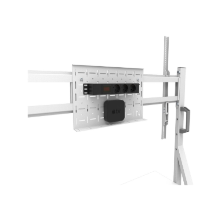 Neomounts Floor stand | FL50-525WH1 TV trolley | Adjustable Height | 55-86 " | Maximum weight (capac