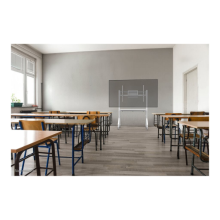 Neomounts Floor stand | FL50-525WH1 TV trolley | Adjustable Height | 55-86 " | Maximum weight (capac