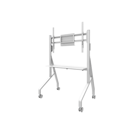Neomounts Floor stand | FL50-525WH1 TV trolley | Adjustable Height | 55-86 " | Maximum weight (capac