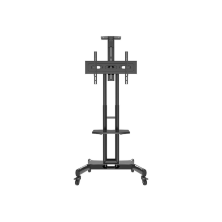 Neomounts Floor stand | NM-M1700BLACK TV trolley | Adjustable Height | 32-75 " | Maximum weight (cap
