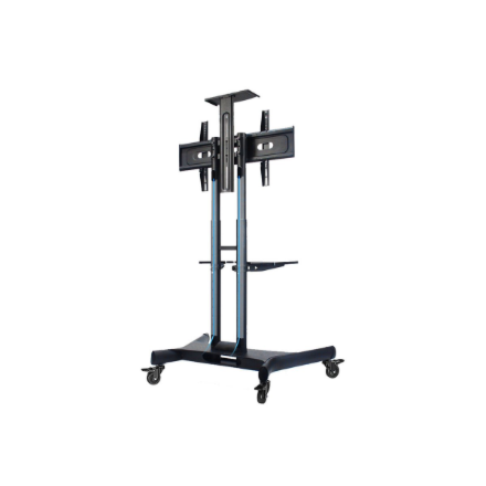 Neomounts Floor stand | NM-M1700BLACK TV trolley | Adjustable Height | 32-75 " | Maximum weight (cap