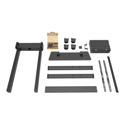 Neomounts Floor stand | FL55-875BL1 TV trolley | Adjustable Height | 55-100 " | Maximum weight (capa