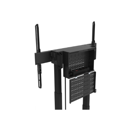 Neomounts Floor stand | FL55-875BL1 TV trolley | Adjustable Height | 55-100 " | Maximum weight (capa