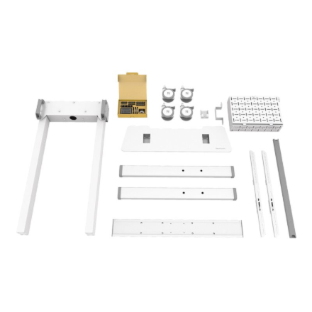 Neomounts Floor stand | FL55-875WH1 TV trolley | Adjustable Height | 55-100 " | Maximum weight (capa