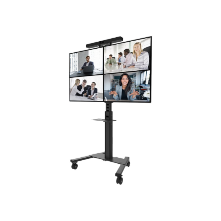 Neomounts AV1-825BL Videobar and multimedia kit - universal | Adjustable Height | Maximum weight (ca