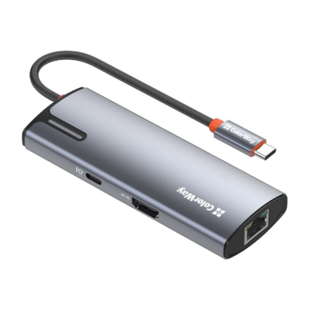 ColorWay 6-in-1 Docking Station | CW-HUB02 | 100 W