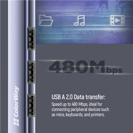 ColorWay 4-in-1 Docking Station | CW-HUB04