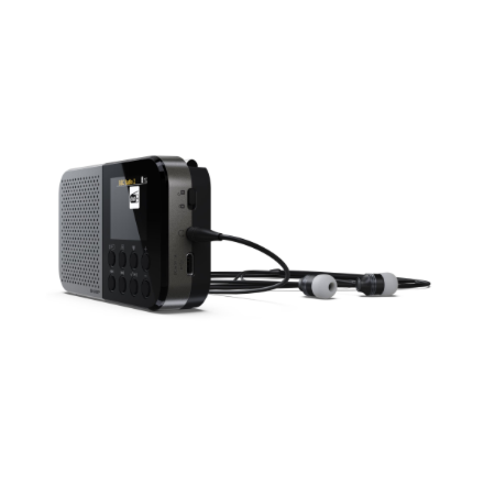 Sharp OSAKA Pocket/Handheld Portable Digital Radio | DR-P520(GY) | Bluetooth