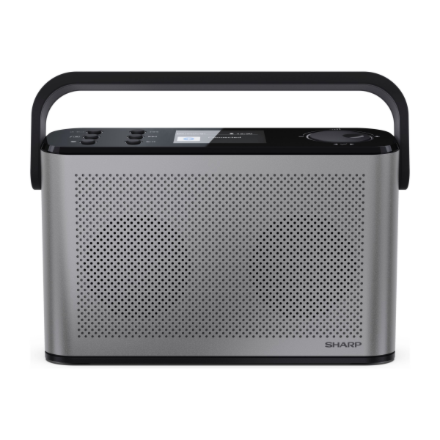 Sharp OSAKA Stereo Portable Digital Radio | DR-P540(GY) | USB port | Bluetooth | FM radio | Wireless