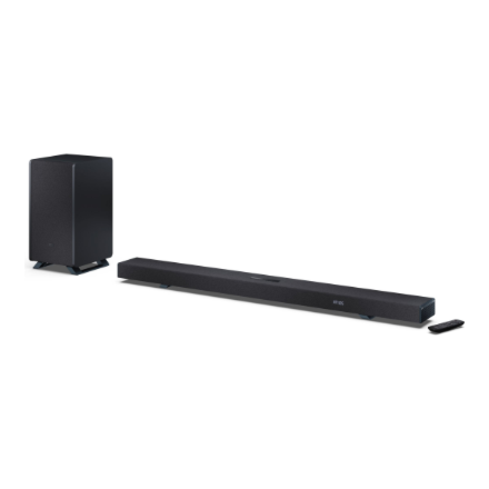 Sharp | 5.1.2 Dolby Atmos/DTS:X Soundbar with Wireless Subwoofer | HT-SBW55121(BK) | Bluetooth