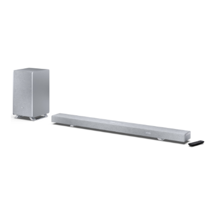 Sharp | 5.1.2 Dolby Atmos/DTS:X Soundbar with Wireless Subwoofer | HT-SBW55121(SL) | Bluetooth