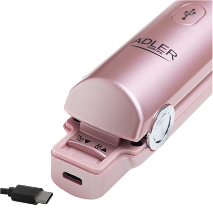 Adler Cordless Hair Straightener | AD 2327 | Ceramic heating system | Display LED | Temperature (min