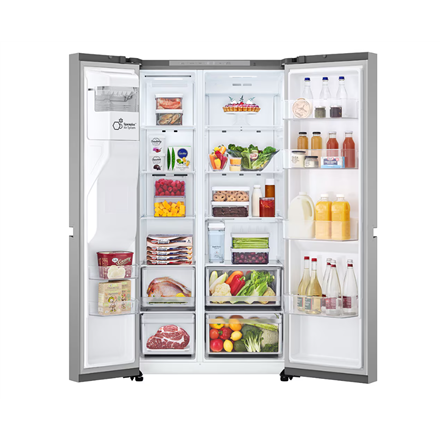LG Refrigerator | GSLC41PYPE | Energy efficiency class E | Free standing | Side by side | Height 179