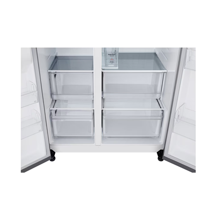 LG Refrigerator | GSLC41PYPE | Energy efficiency class E | Free standing | Side by side | Height 179