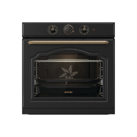 Gorenje Oven | BOS67372CLB | 77 L | Electric | AquaClean | Mechanical control | Steam function | Hei