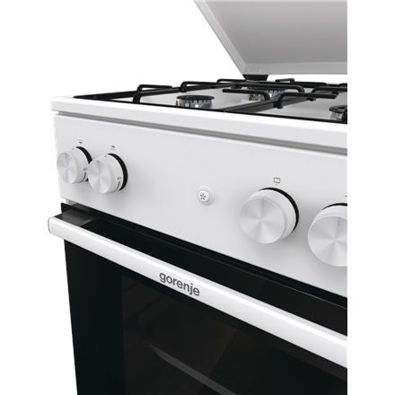 Gorenje Cooker | GG5A14WJ | Hob type Gas | Oven type Gas | White | Width 50 cm | Depth 59.4 cm | 70 