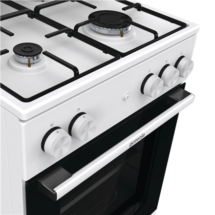 Gorenje Cooker | GG5A14WJ | Hob type Gas | Oven type Gas | White | Width 50 cm | Depth 59.4 cm | 70 