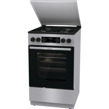 Gorenje Cooker | GK5C42SH | Hob type Gas | Oven type Electric | Grey | Width 50 cm | Depth 59.4 cm |