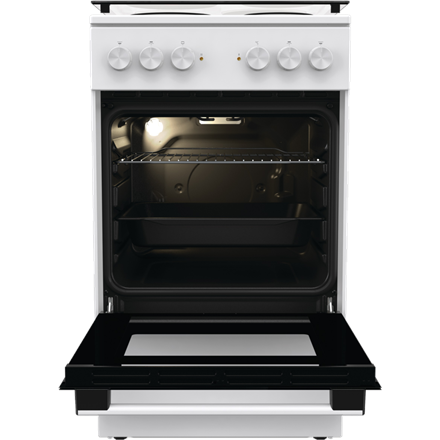 Gorenje Cooker | GE5A21WH | Hob type Electric | Oven type Electric | White | Width 50 cm | Grilling 