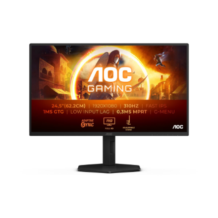 AOC | 25G4SXU | 24.5 " | IPS | FHD | 310 Hz | 1 ms | 1920 x 1080 pixels | 400 cd/m² | HDMI ports qua