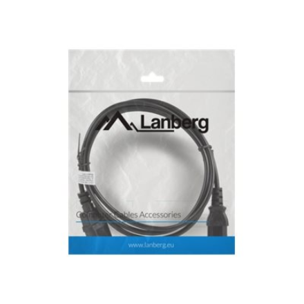 Lanberg | IEC 320 C13 to C14 Cable | CA-C13E-10CC-0018-BK