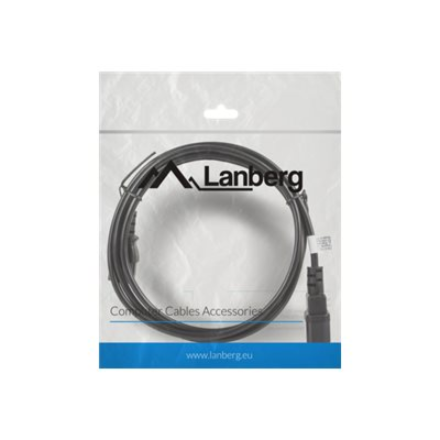 Lanberg | IEC 320 C13 to C14 Cable | CA-C13E-11CC-0018-BK