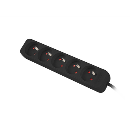 Power strip outlets for UPS system