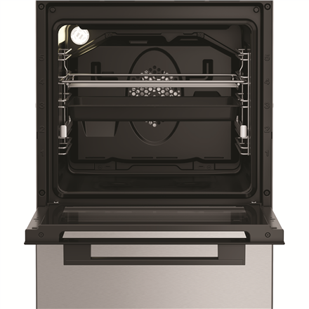 Whirlpool Cooker | W5G8LMSWTX | Hob type Gas | Oven type Electric | Stainless steel | Width 50 cm | 