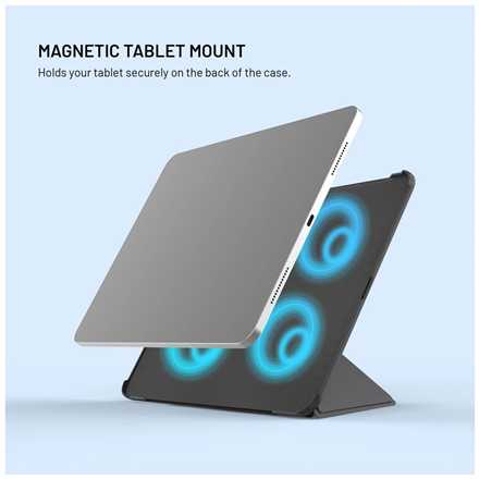 Fixed | Trinity Case | 10.9-11 " | Cover | Apple iPad 10.9" (2022)/iPad 11" (2025) | Black