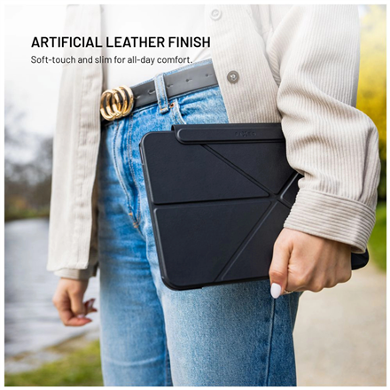Fixed | Trinity Case | 10.9-11 " | Cover | Apple iPad 10.9" (2022)/iPad 11" (2025) | Black