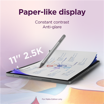 Lenovo Idea Tab (without power adapter) | TB336FU | 11 " | Luna Grey | IPS | 2560 x 1600 pixels | Me