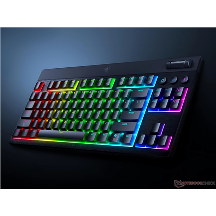 Razer | BlackWidow V4 Low-Profile HyperSpeed | Keyboard | Wireless | US | Bluetooth | Black | Orange