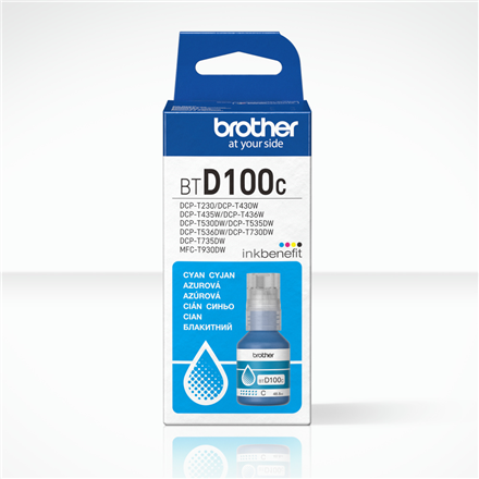 Brother BTD100C | Ink Bottle | Cyan