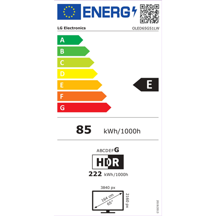 LG OLED65G51LW | 65 | Smart TV | webOS 25 | UHD