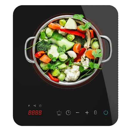 Cecotec Full Magma Single | Number of burners/cooking zones 1 | Touch | Black | Induction
