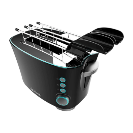 Cecotec Toaster | Toast&Taste Double B | Power 650 W | Number of slots 2 | Housing material Stainles