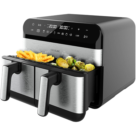 Cecotec Air Fryer | Cecofry Advance 9000 Inox | Power 2800 W | Capacity 9 L