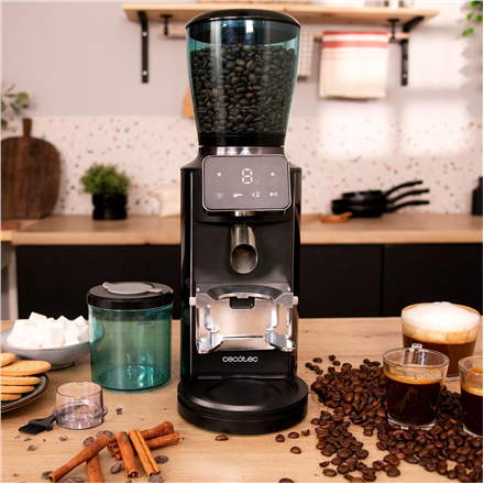Cecotec Coffee Grinder | SteelMill Touch | 150 W | Coffee beans capacity 300 g | Number of cups 14 p