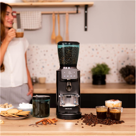 Cecotec Coffee Grinder | SteelMill Touch | 150 W | Coffee beans capacity 300 g | Number of cups 14 p