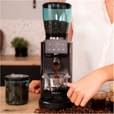 Cecotec Coffee Grinder | SteelMill Touch | 150 W | Coffee beans capacity 300 g | Number of cups 14 p