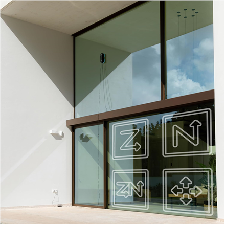 Cecotec Window Cleaning Robot | Conga Windroid 1090 Double Spray Connected | Corded | Black