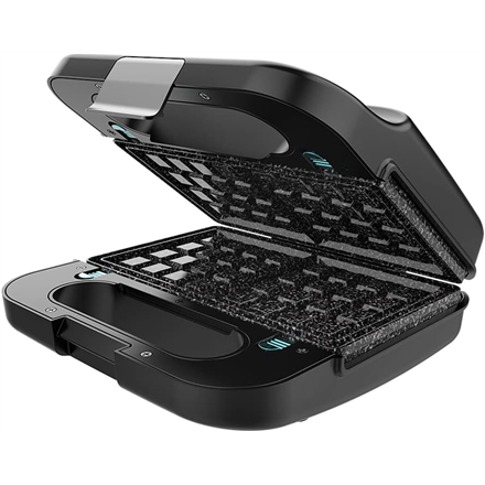 Cecotec Sandwich Maker | Rock’nToast 4in1 | 1000 W | Number of plates 4 | Black