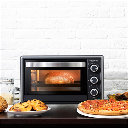 Cecotec Mini Oven | Bake&Toast 2600 Black 4Pizza | 26 L | 1500 W | Black