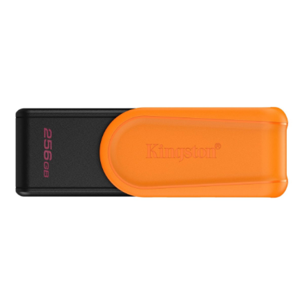 Kingston USB Flash Drive | DataTraveler Exodia S | 256 GB | USB 3.2 Gen 1 | Black/Orange