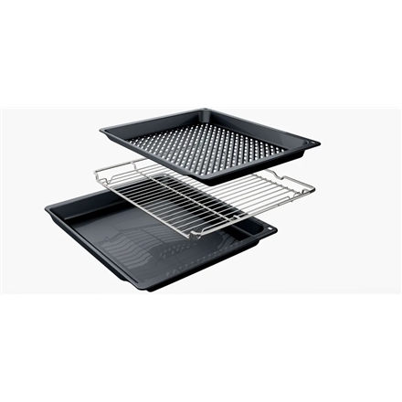 Bosch Oven | HBA272BB3 | 71 L | Electric | Pyrolysis/Hydrolytic | Touch control | Height 59.5 cm | W