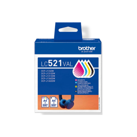Brother LC521VAL | Ink Cartridge | Black
