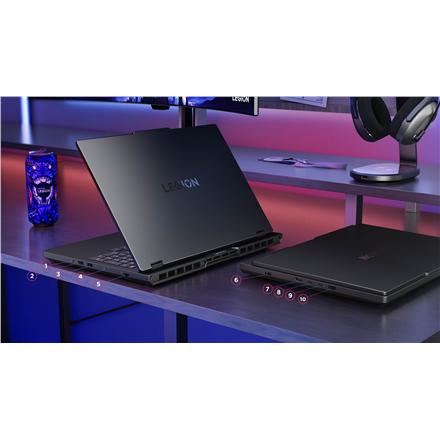 Lenovo Legion Pro 5 16IAX10 | Eclipse Black | 16 " | OLED | WQXGA | 2560 x 1600 pixels | Glossy | In