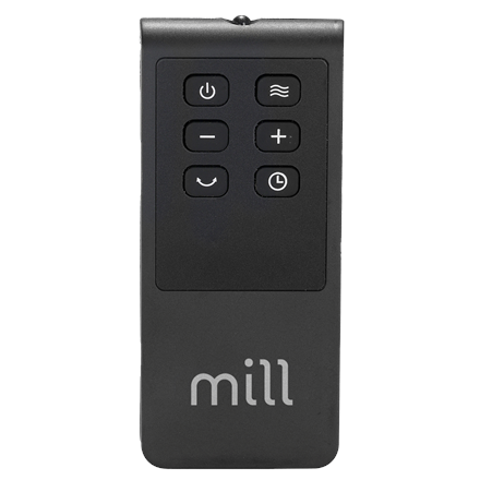 Mill FH1500BLACK | Ceramic fan heater | 1500 W | Suitable for rooms up to 22 m² | Black