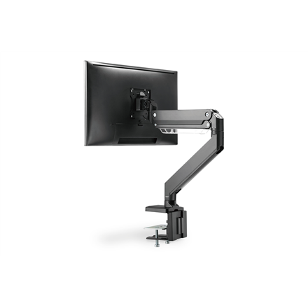 Digitus Desk Mount | Universal Single Monitor Mount with Gas Spring and Clamp Mount | Adjustable Hei