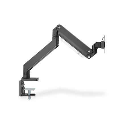 Digitus Desk Mount | Universal Single Monitor Mount with Gas Spring and Clamp Mount | Adjustable Hei